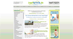 Desktop Screenshot of impfkritik.de